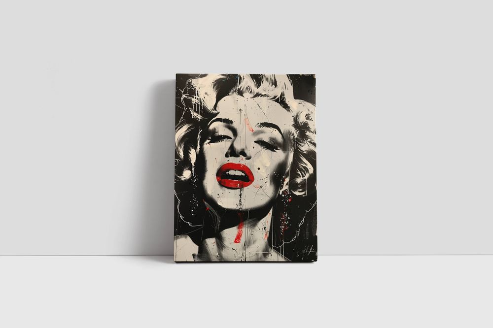 Obraz na płótnie Marilyn Monroe 90x120 cm – Pop Art w Twoim Wnętrzu