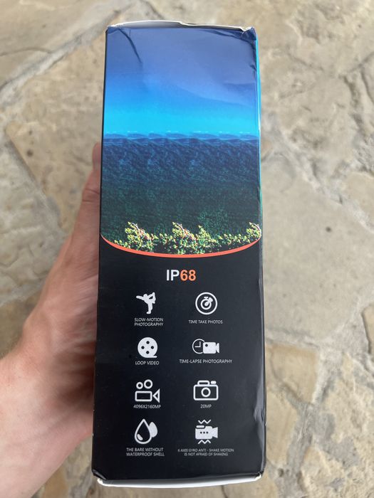 Екшн-камера Viran 4K60FPS Ultra HD Wi-Fi, спортивна камера для зйомки