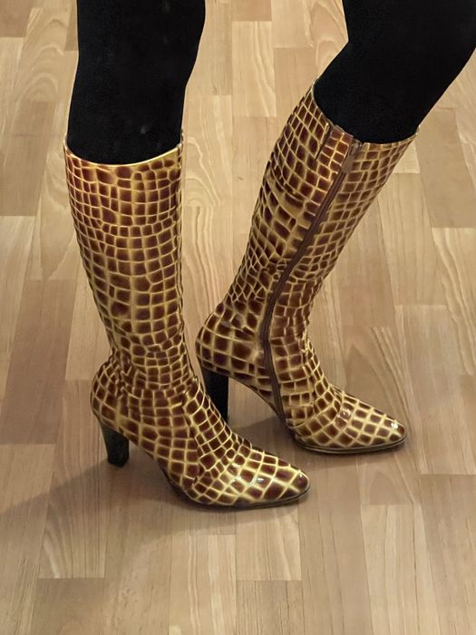 Сапоги, сапоги теплі на підборах