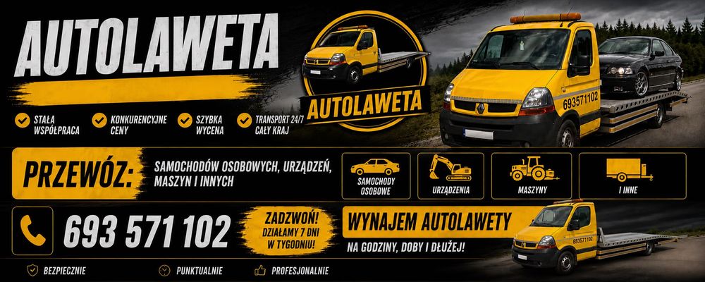 Autolaweta | Transport Samochodów | Pomoc Drogowa 24/7