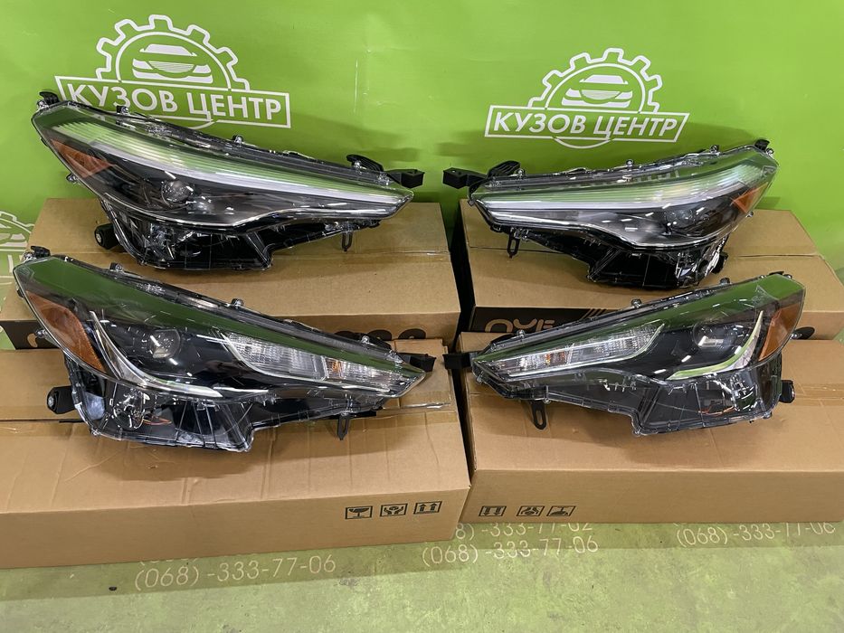 Фари фара Toyota Corolla Cross (2022-2025)  Full LED LE SE XLE XSE ліва права фары Тойота Королла Кросс В НАЯВНОСТІ!