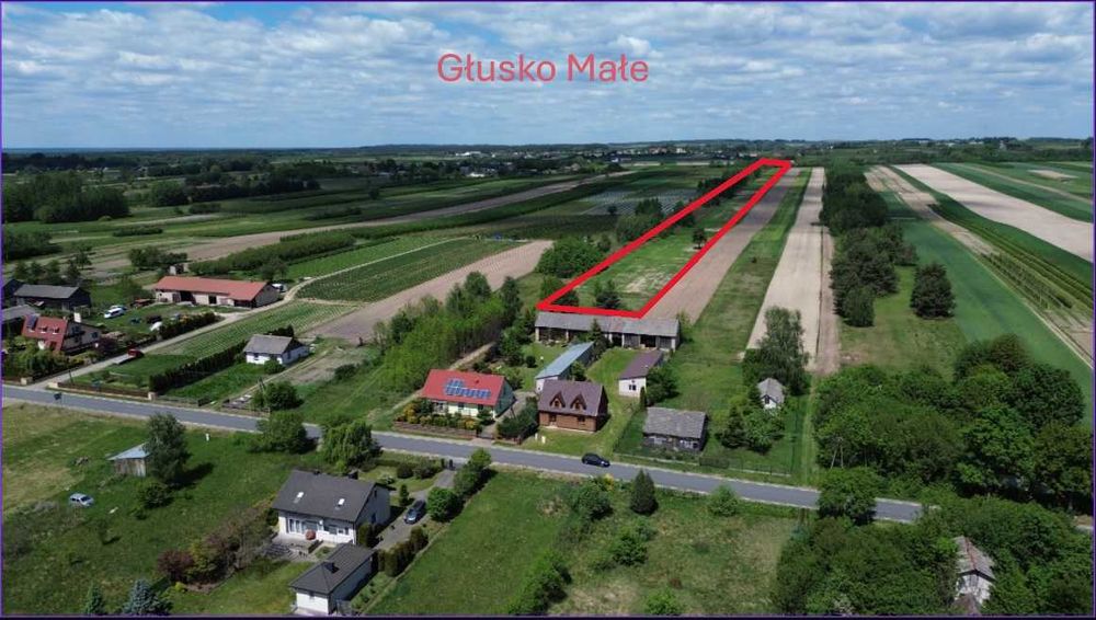 Działki budowlane Głusko Małe, gm. Opole Lubelskie