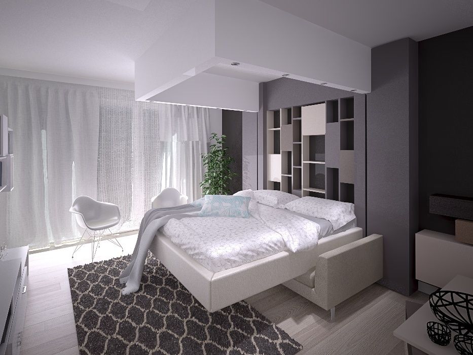 Łóżko chowane w suficie