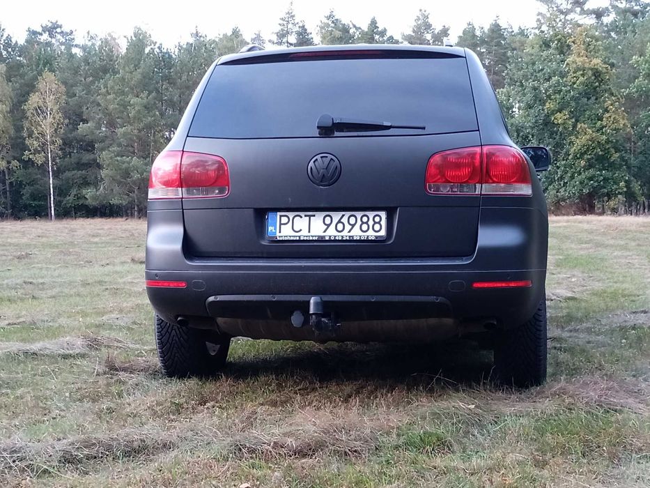 Touareg, najprostsza wersja, 2,5 TDI, 4x4, uszkodzony