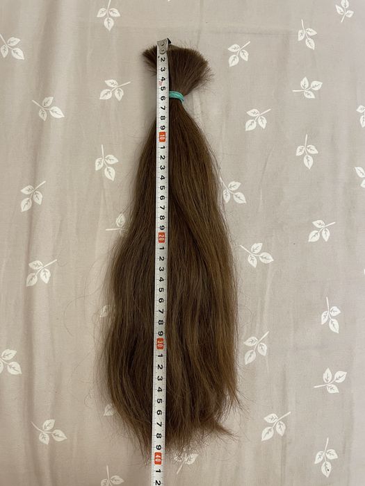 Włosy dziewicze brązowe proste 40 cm o wadze 60g