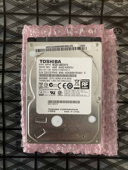 Toshiba Disco 2.5” HDD 750GB