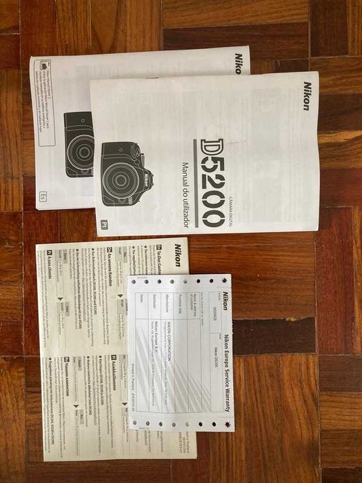 Camera fotográfica Nikon 5200 pouquíssima usada