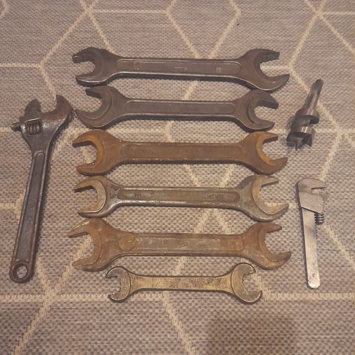 Ключи рожковые,розводные, сверло  СССР