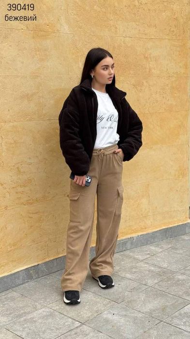 Жіночі брюки з утепленням