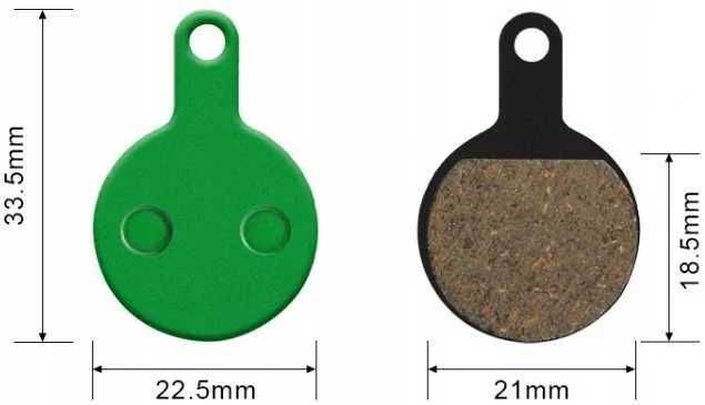 KLOCKI okładziny hamulcowe ceramiczne tektro NOVELA GIANT ATX73 MERIDA