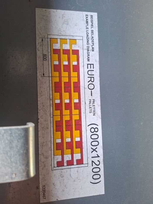 Новий палетнік полу-прицеп шміц