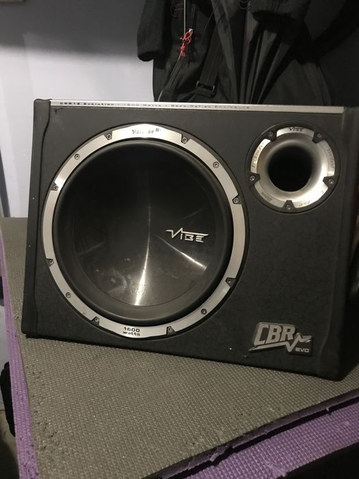 Сабвуфер VIbe cbr12 evo 1600 w: 000 Колонки сабвуферы