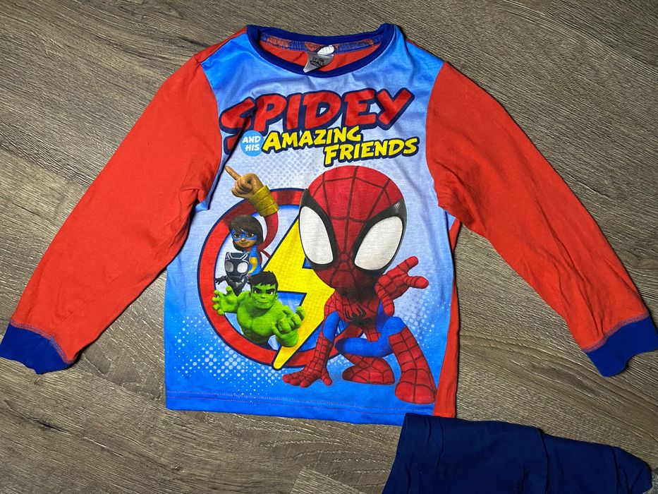 Спайдермен піжама хлопчику 5-6р. Комплект для дому кофта-штани