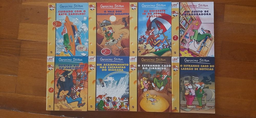 Livros coleção: "Gerónimo Stilton"