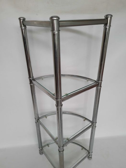 półka regał narożny 35x35 h 112 półka  metalowa