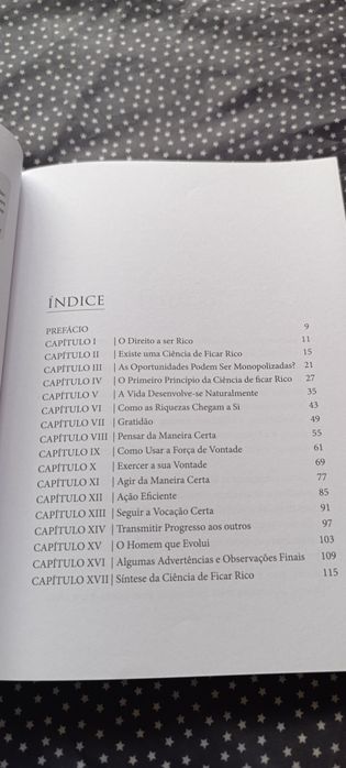 Livro  "A ciência de ficar rico "