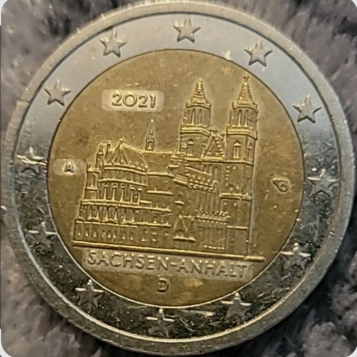 Moeda 2€, Alemanha 2021