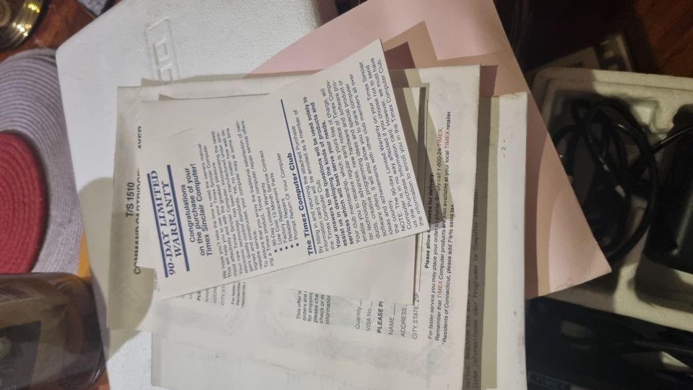 Sincalir Timex 1000 komputer