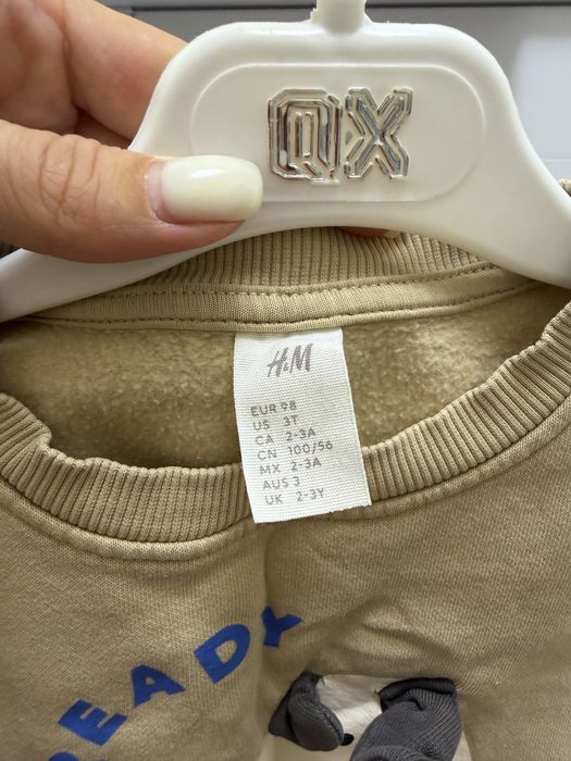 Дитячий світшот, дитячий світшот від h&m, кофта дитяча, дитячий світшот песик, зелений дитячий світшот, кофта для хлопчика