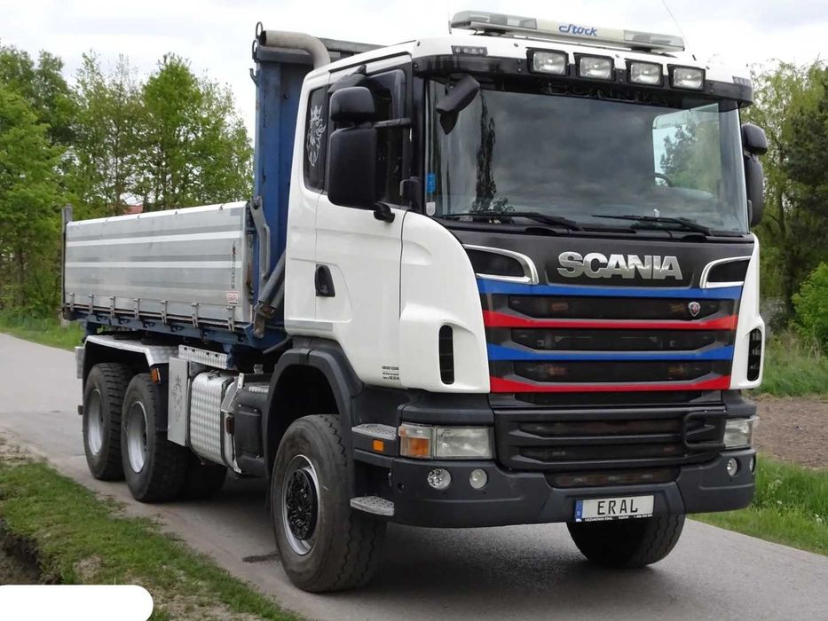 SCANIA G440 Napęd 6x6  Wywrotka 3W  Blokady  Hydroburta  stan BDB