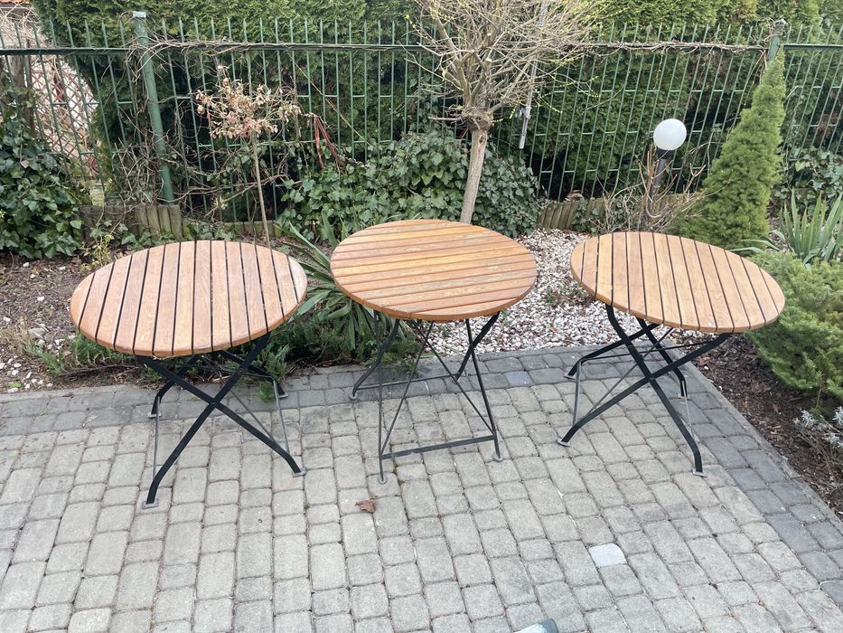 Stół stolik ogrodowy kawiarnia restauracja