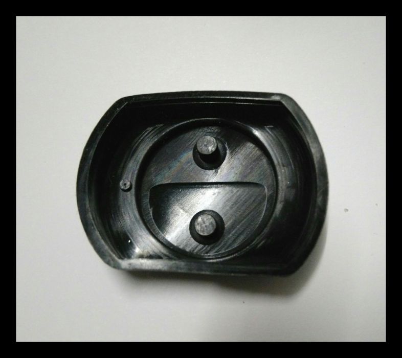 Tecla Capa almofada de borracha para comando chaves Mitsubishi COLT