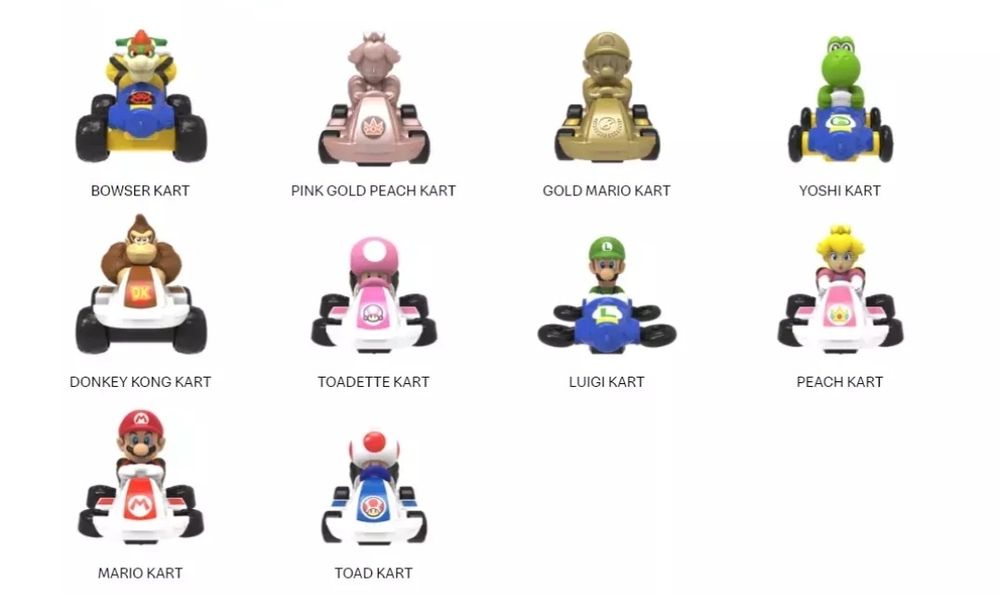 10 Figuras Super Mario Kart