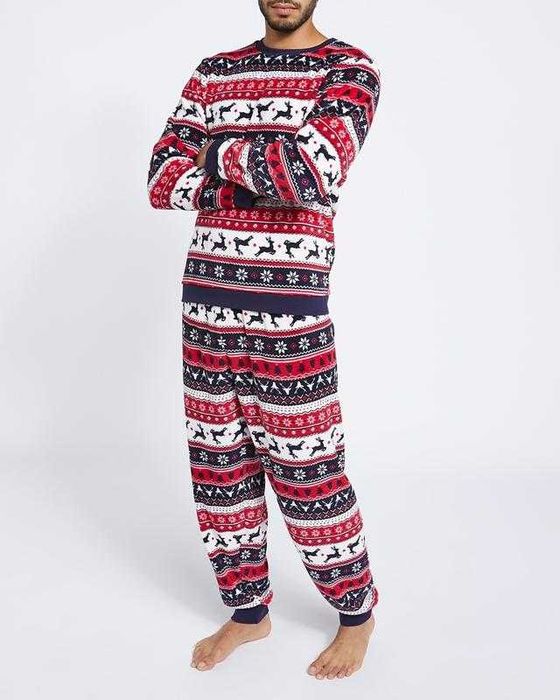 Пижама мужская из пушистого флиса dunnes, англия. размеры: м, l, xl ,xxl