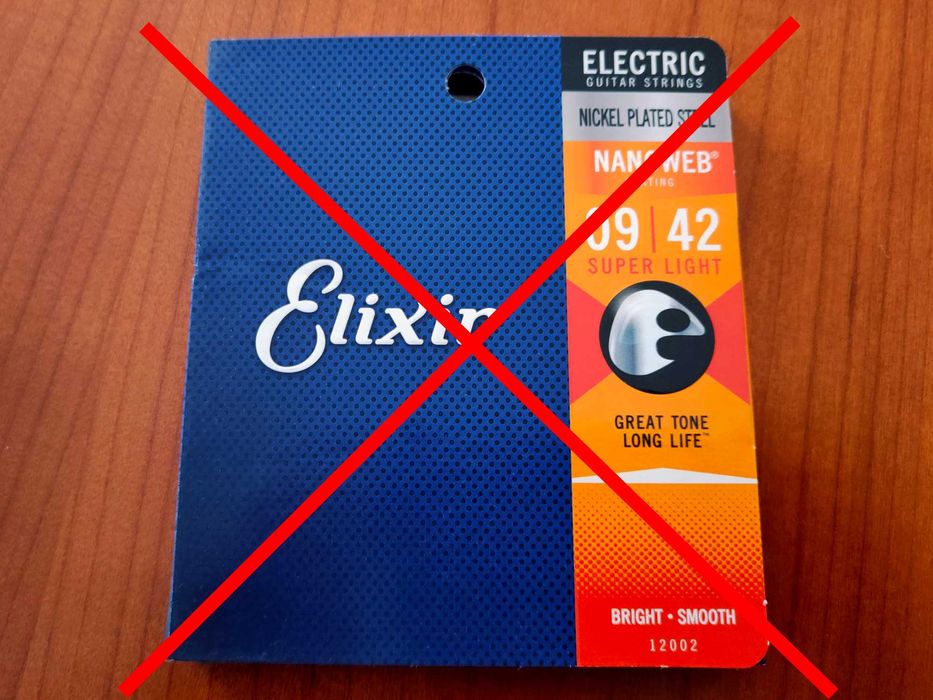 cordas de guitarra Elixir Nanoweb .01064174823069953123