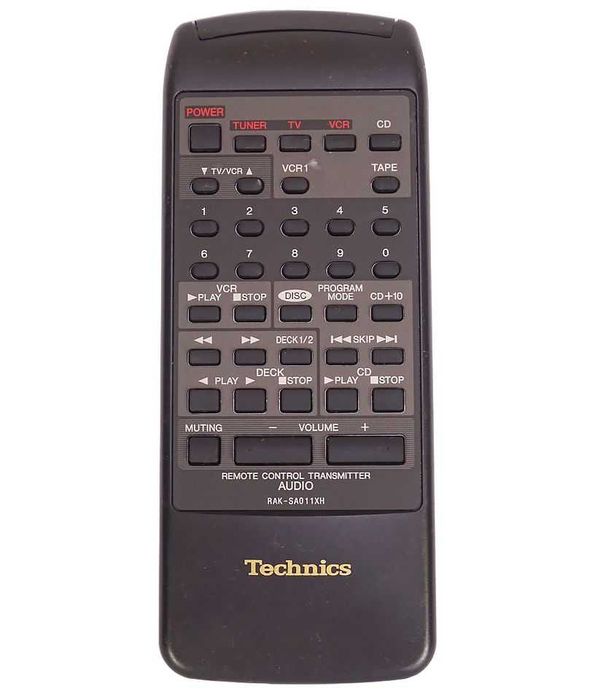 Oryginalny Pilot Technics RAK-SA011XH Oryginał Made In Japan Remote Control Transmitter Audio Hi-Fi SA-GX230D SA-GX530 SA-GX505 DSP GX200 RDS WYSYŁKA