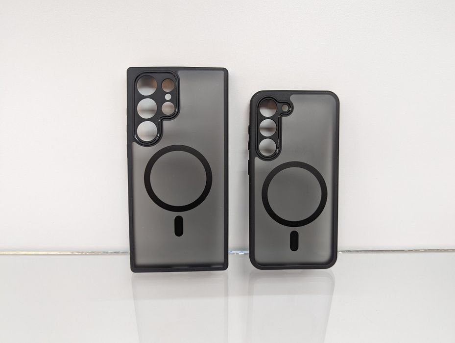 Samsung S23 Ultra ротивоударный чехол BQ MagSafe Matte все модели