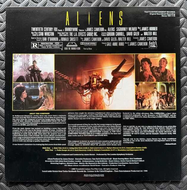 Obcy James Horner ‎– Aliens (Original Motion Picture Soundtrack)