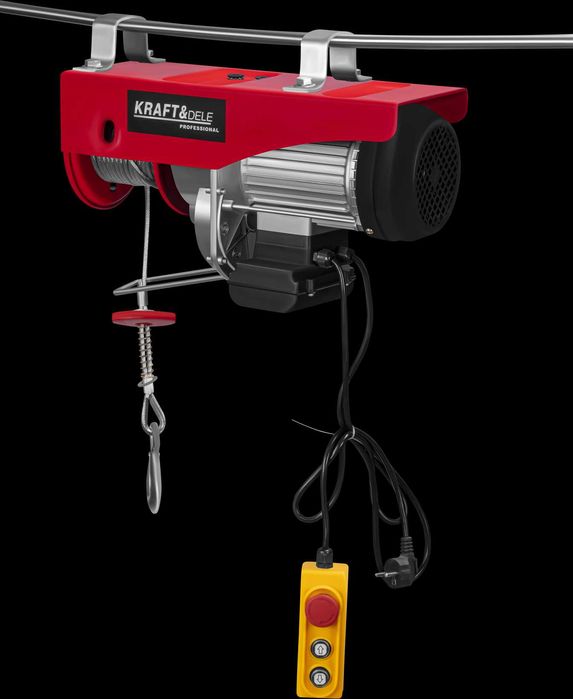 KRAFT&DELE Wyciągarka Wciągarka 230V 1350W 500/1000kg + Pilot KD2192