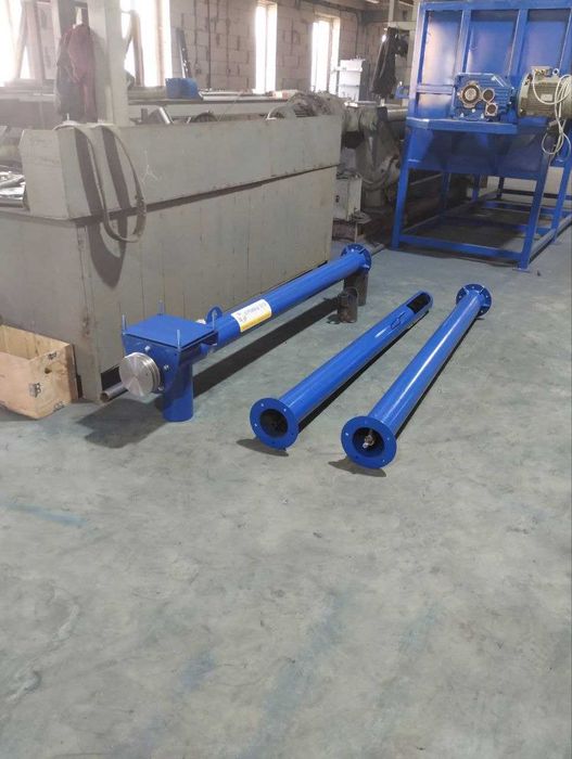 Шнековий навнтажувач, транспортер, погрузчик, конвейер 133*8*220