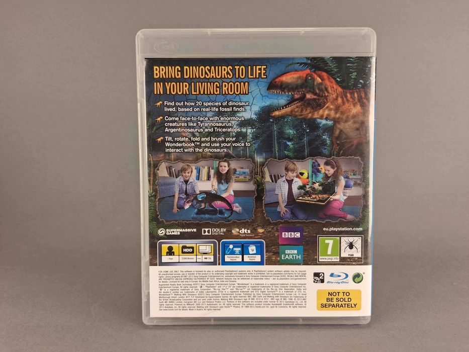 N000 Walking with Dinosaurs PS3 Wonderbook Gra Interaktywna BBC Earth
