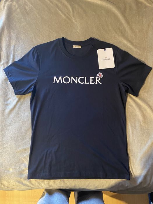 Navy Blue Moncler tshirt