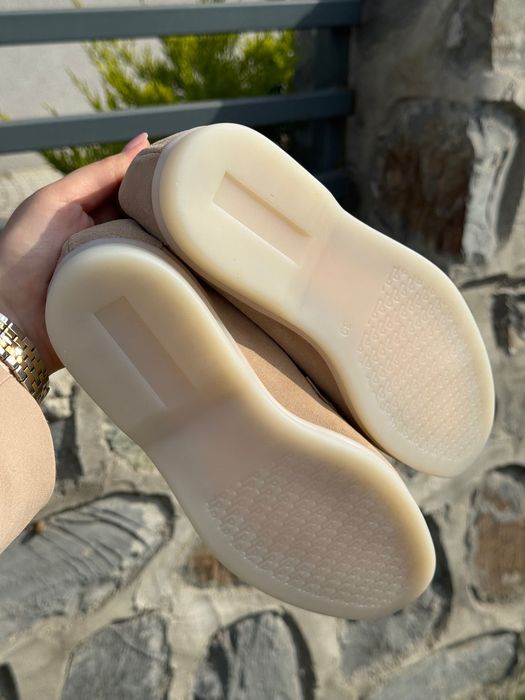 Лофери Лоро Піана натуральна замша! Колір вершкове масло 36-40 р.