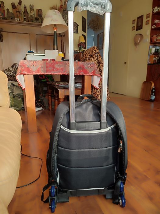 Plecak z wózkiem