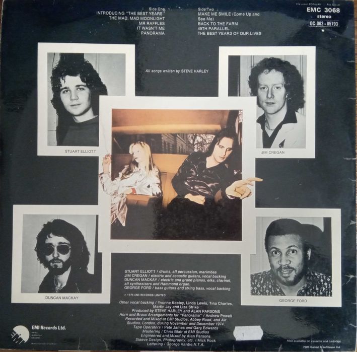 Cockney Rebel	- - - - -	The Best Years of Our Lives	- - - - -	LP