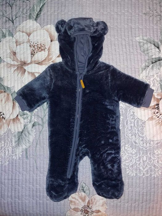 Комбинезон детский, тёплый F&F, Великобритания. Размер от 1 месяца.