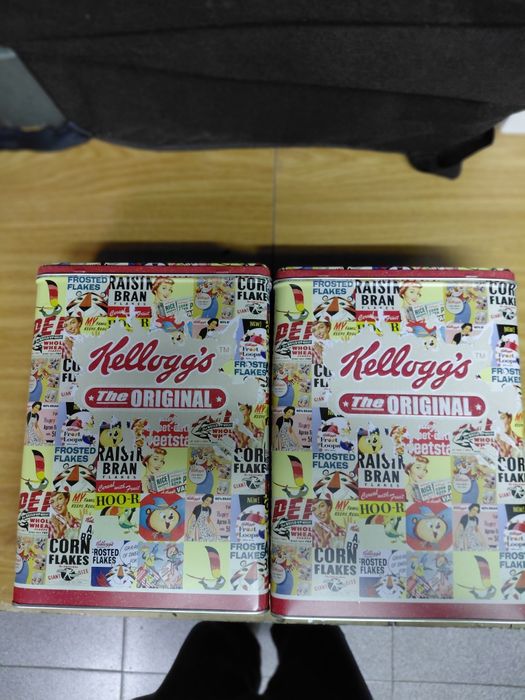 Latas para guardar cereais