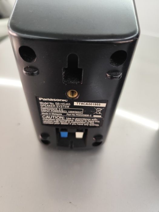 3 Colunas + Subwoofer Panasonic