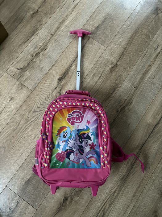 Plecak na kółkach dla dziewczynki my little pony