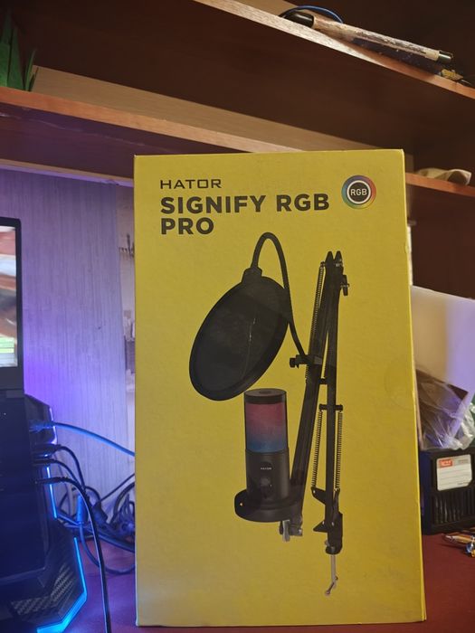Микрофон Hator signify RGB pro