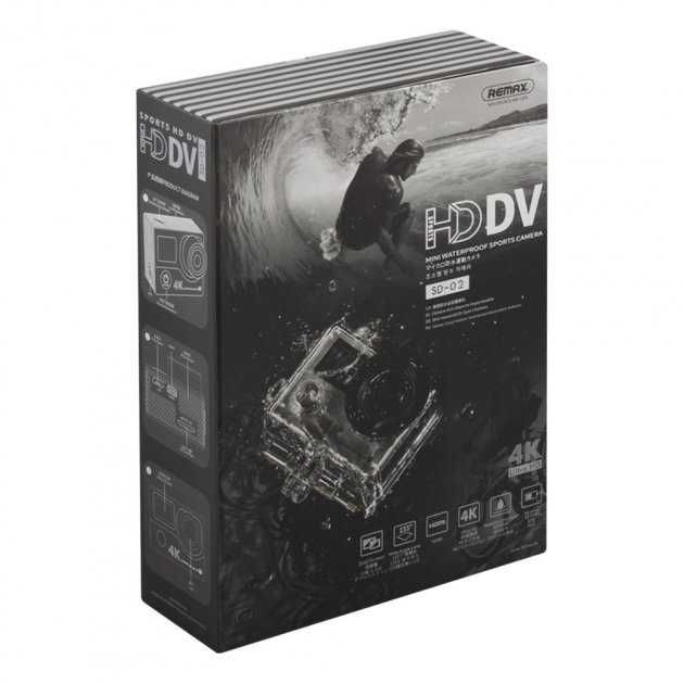 Экшн-камера Remax SD-02 Mini Waterproof Sports (silver)