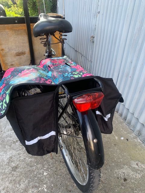 Rower riksza surówka pod Coffy Bike BABBOE BIG skrzyniasakwy pokrowiec