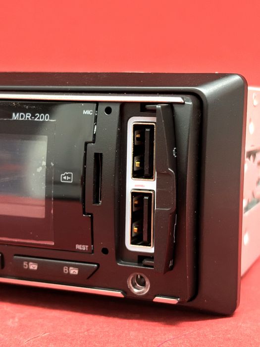 Магнітола 1-дін Decker MDR-200 DSP—потужний звук у вашому авто 6×100W