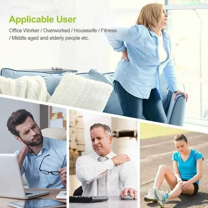 Двоканальний м'язовий стимулятор AUVON TENS Unit з 20 режимами, Amazon, Німеччина