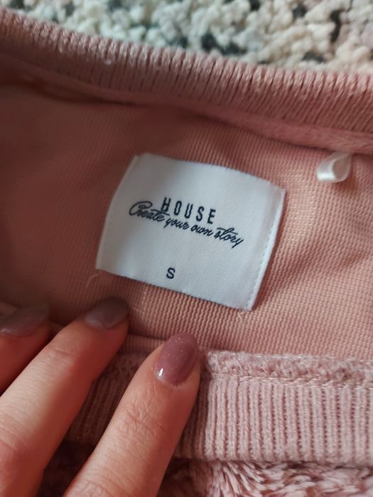 House bluza pluszowa futrzak r. S mis