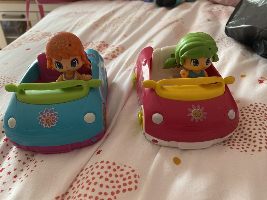 Carro + boneca piny pon